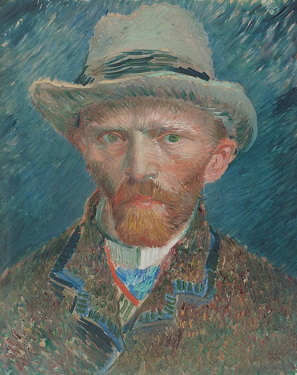 Self-Portrait with Grey Felt Hat